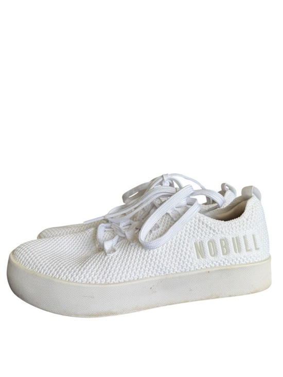 NOBULL White Recs Knit Sneaker Unisex Shoe Size 8.5 Mens / 10 Women’s main image 5